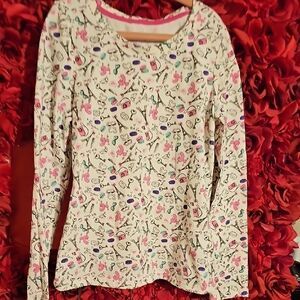 Epic Threads Girls Colorful Patterned Long Sleeve Top Size Medium